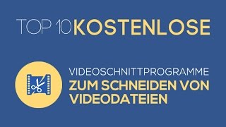 Die 10 besten kostenlosen Videoschnittprogramme für Windows amp Mac [upl. by Oriaj]