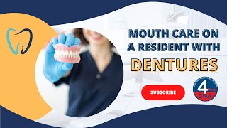 Perform Denture Care CNA Skill Prometric [upl. by Moulden]