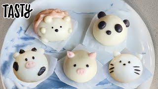 How To Make The Cutest Baos • Tasty [upl. by Bashemeth]