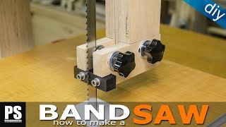 Making a homemade Band Saw part3  blade guides [upl. by Nnylkcaj537]