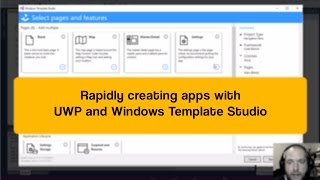 Rapidly creating apps with UWP and Windows Template Studio [upl. by Aillimat]