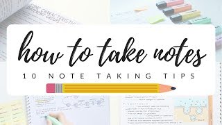 How to take efficient and neat notes  10 note taking tips  studytee [upl. by Landau]