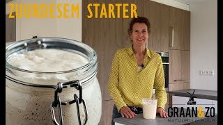 Zelf een zuurdesem starter maken [upl. by Ahseen29]