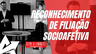 DIREITO DE FAMÍLIA Reconhecimento de filiação socioafetiva [upl. by Polish375]