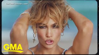 Jennifer Lopez drops music video for sizzling summer track Cambia el Paso  GMA [upl. by Dnilazor]