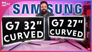 SAMSUNG Odyssey G7 27quot and 32quot REVIEW [upl. by Doownel]