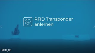 RFID Transponder anlernen [upl. by Kauffman]