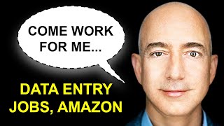 AMAZON DATA ENTRY WORK FROM HOME JOBS Remote Jobs at Amazon [upl. by Furtek]