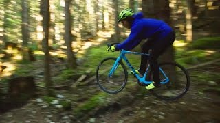 Yoann Barelli Shreds a Downhill MTB Track on a Cyclocross Bike [upl. by Vizza]