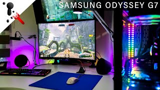 Samsung Odyssey G7 Review  Gaming at 32quot 1440p 240Hz [upl. by Bonine]