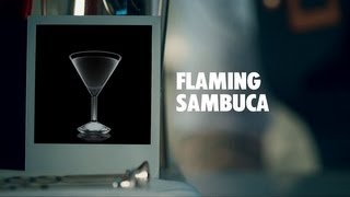 FLAMING SAMBUCA DRINK RECIPE  HOW TO MIX [upl. by Rodolphe]