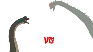 Brachiosaurus vs Sauroposeidon DC2 [upl. by Rap]