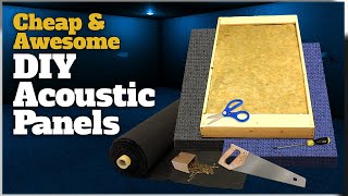 DIY Acoustic Panels  How To Make Your Own Cheap and Awesome Panels [upl. by Nagol]