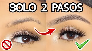 CEJAS PERFECTAS EN 2 PASOS âœ… NUEVA TÃ‰CNICA PRINCIPIANTES  AbrilDoesMakeup â™¡ [upl. by Nylatsyrc]