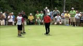 Jack Nicklaus Drains An Unbelievable 102 Foot Putt [upl. by Dessma521]