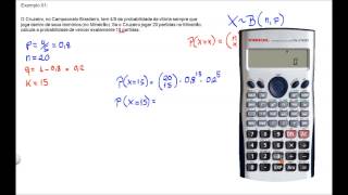 Distribuição Binomial [upl. by Akcimahs]