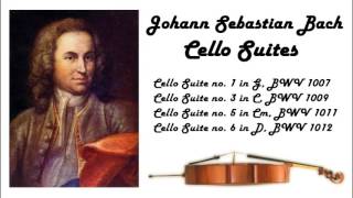 Johann Sebastian Bach  Cello suites in 432 Hz great for reading or studying [upl. by Schilling]