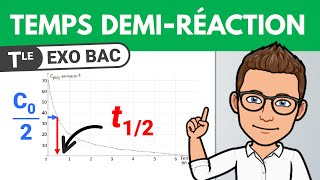 Temps de demiréaction 🎯 Exercice BAC  ECE  Terminale spécialité [upl. by Belcher868]