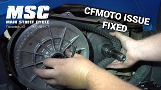 CFMOTO CFORCE Clutch Bearing amp Shifter Issue Fix After Going Too Deep [upl. by Everara823]