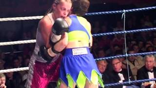 Womens Boxing  Brutal Fight  Cathy The Bitch Brown v Svetla Taskova [upl. by Starr]