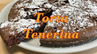 Torta Tenerina al Cioccolato Ricetta Facile  Chocolate Cake Easy Recipe [upl. by Aruabea235]