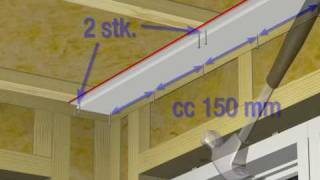 Monteringsanimasjon Focus MDF Panelbord i tak [upl. by Olivette264]