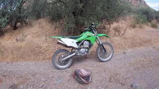 2020 Kawasaki KLX300R Long Term Review wRide [upl. by Ardnuek]