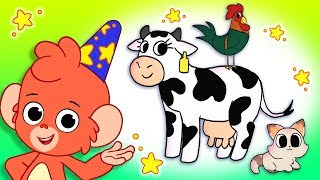 Club Baboo  Learn Animal names and Sounds  Educational Alphabet for kids [upl. by Alokin594]